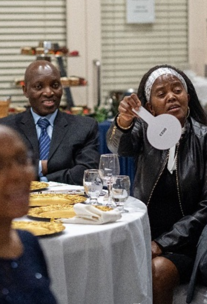 Donors at Charity auction and fundraising appeal