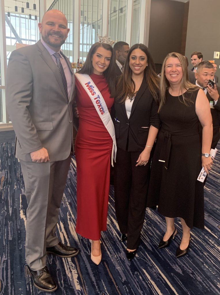 Benefit Auctioneer Team with Miss Texas